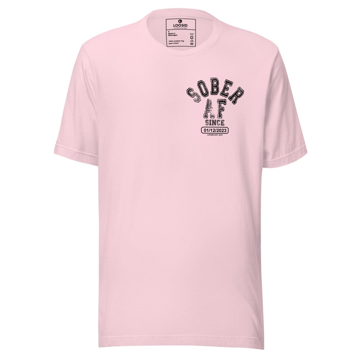 Sober AF Sober T Shirt graphic detail (view 14)