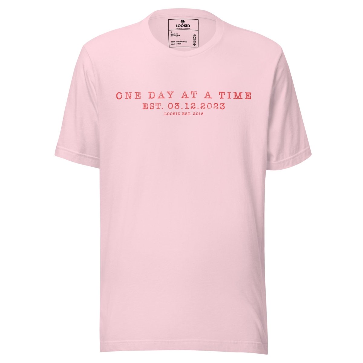 One Day At a Time Sober T Shirt product photo (view 20)
