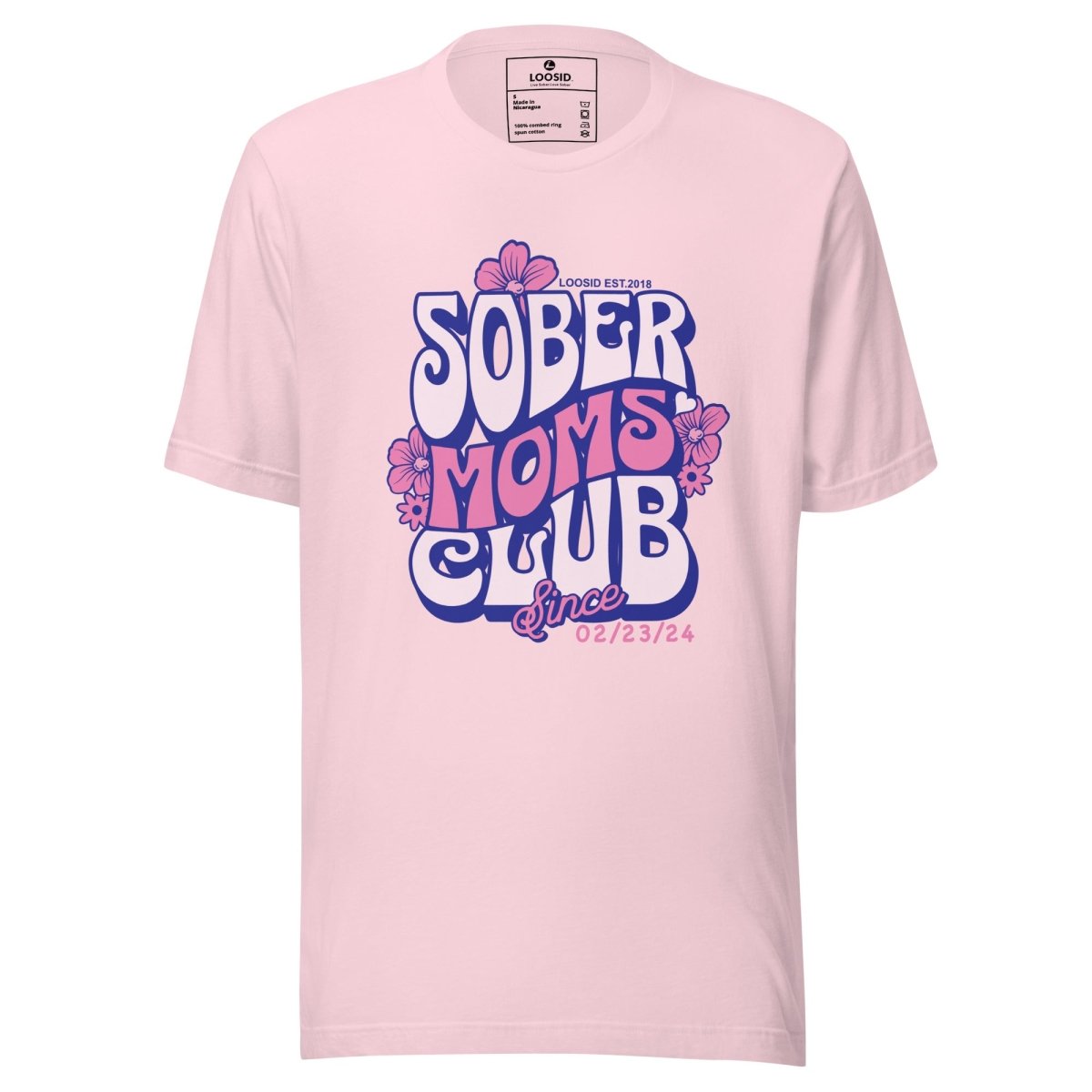 Sober Moms Sober T Shirt graphic detail (view 14)