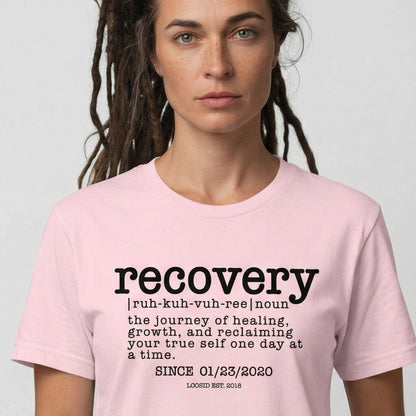 Recovery definition women Sober T Shirt