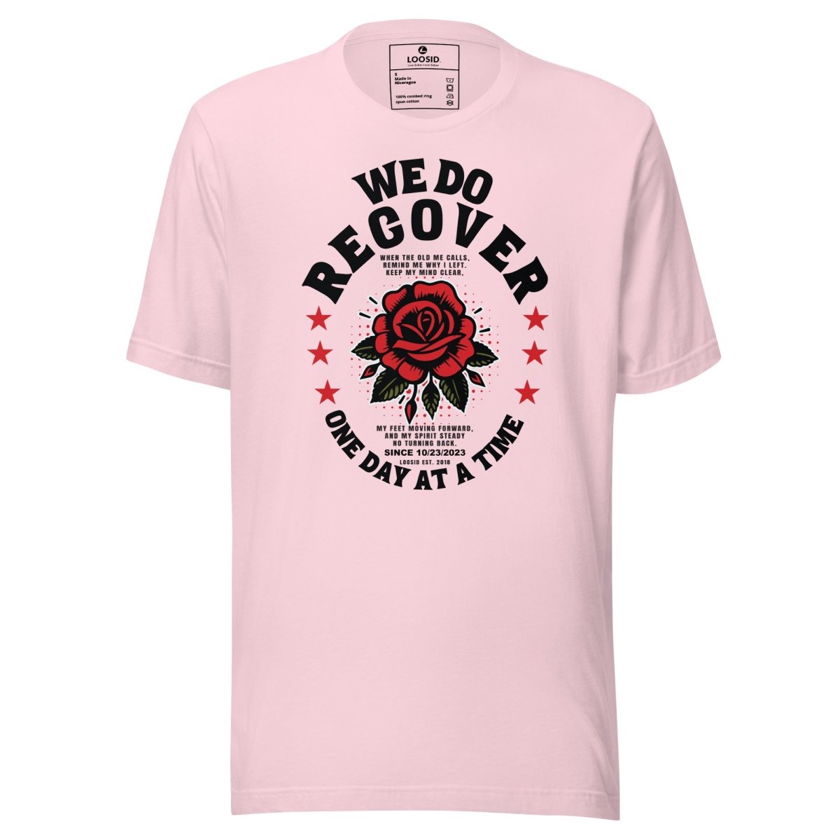 We Do Recover Sober T Shirt product photo (view 20)