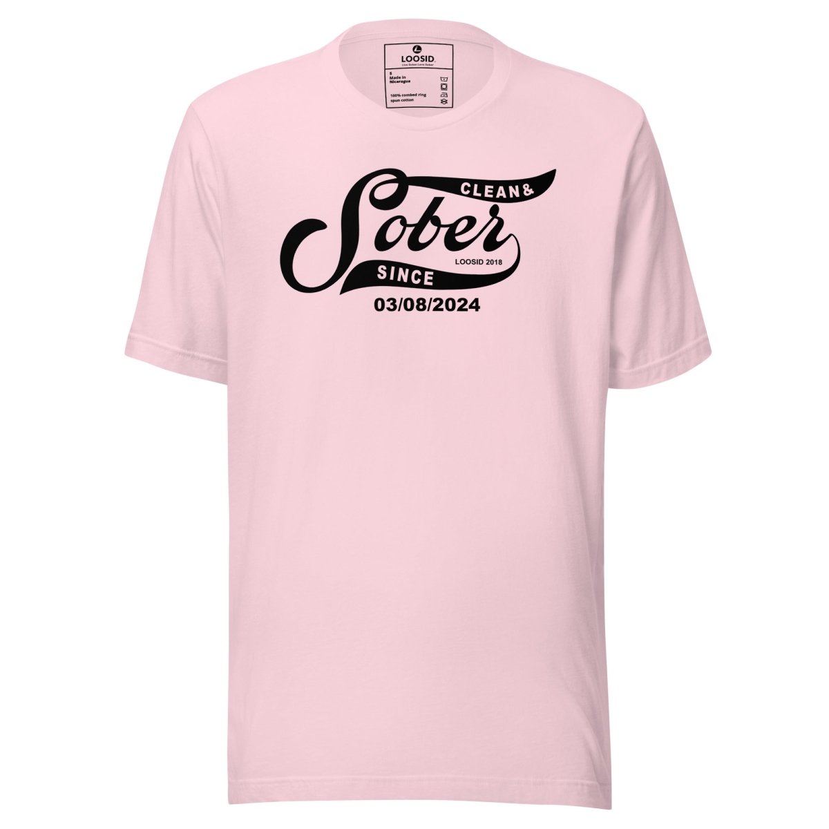 Sober Since Sober T Shirt product photo (view 20)