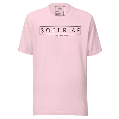 Sober AF Sober T Shirt back view (view 17)
