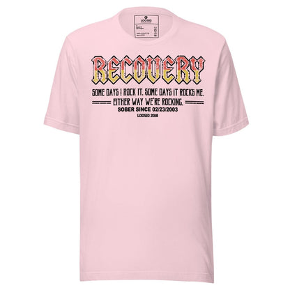 Recovery Rock Sober T Shirt packaging detail (view 18)