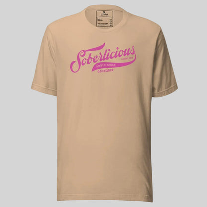 Soberlicious Sober T Shirt featuring the design (view 11)