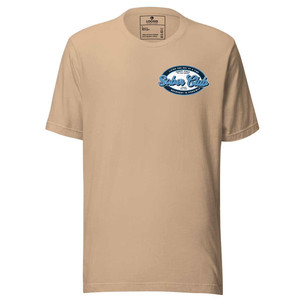 Sober Club Sober T Shirt close-up view (view 12)