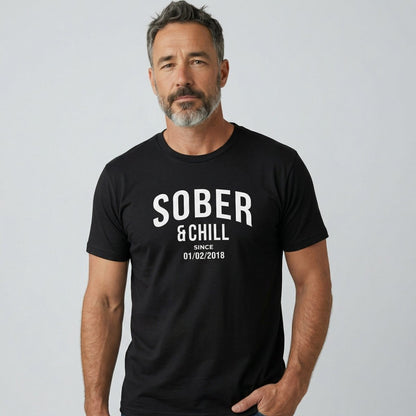 Sober and Chill Sober T Shirt graphic detail (view 4)