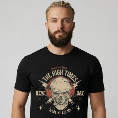 High Times Sober T Shirt close-up view (view 2)