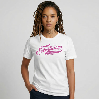 Soberlicious Sober T Shirt back view (view 7)