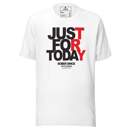 Just Try For Today Sober T Shirt graphic detail (view 24)