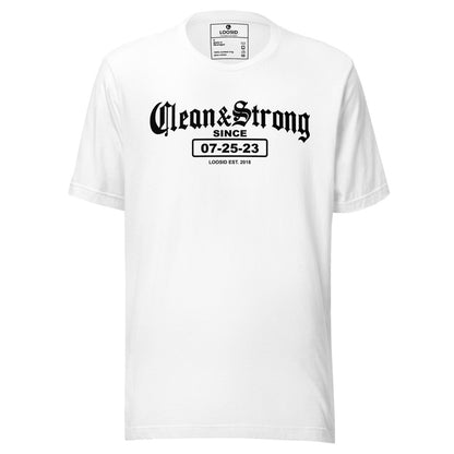 Recovery Date Men's Sobriety Sober T Shirt lifestyle view (view 5)