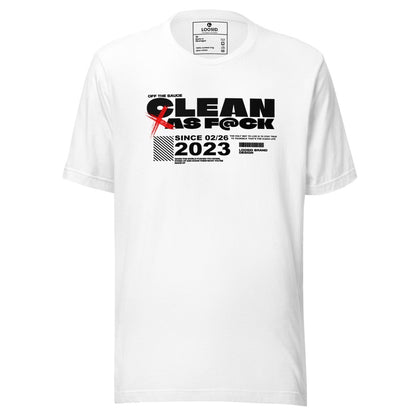 Recovery Year Men's Sobriety Sober T Shirt flat lay styled image (view 3)
