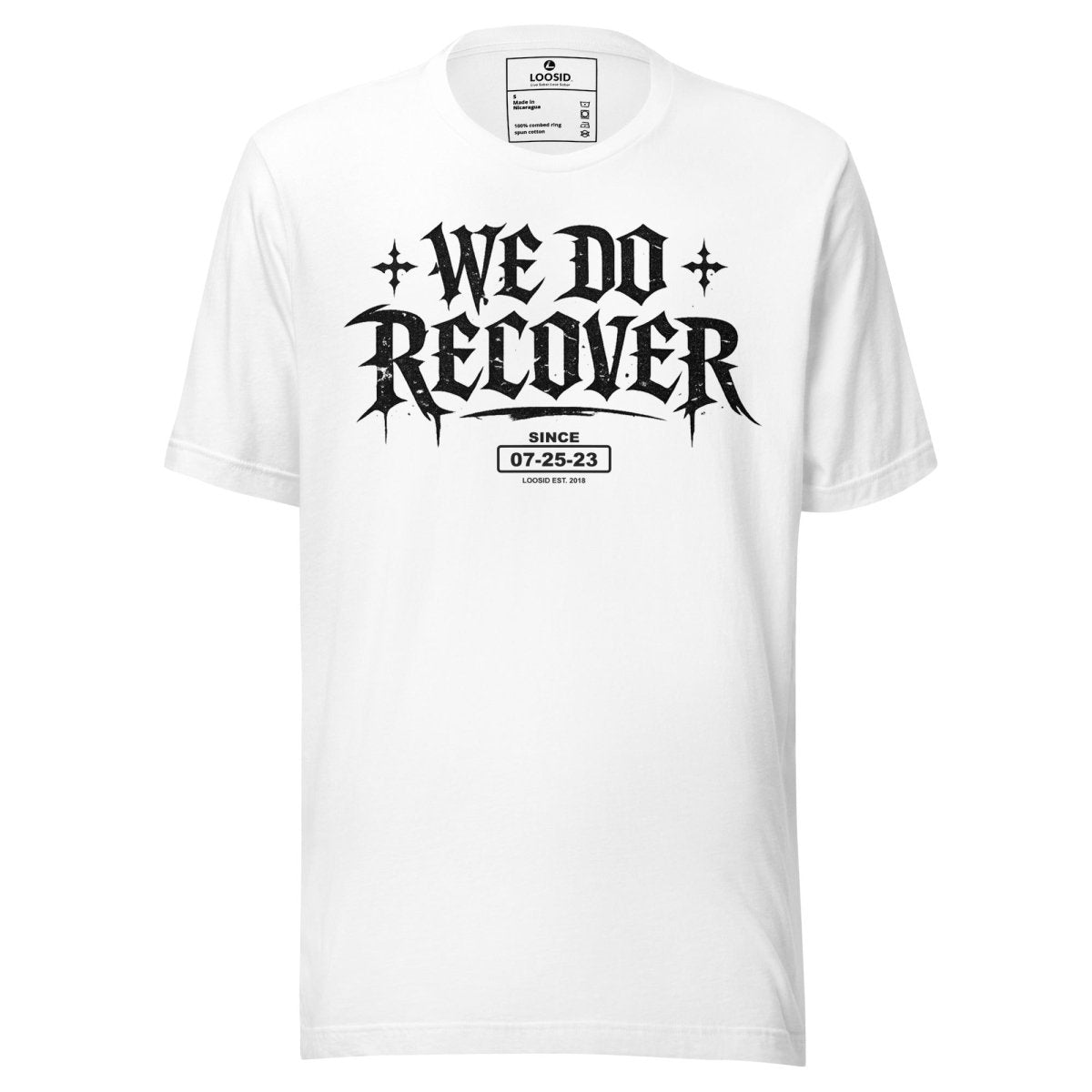 We Do Recover Female Sober T Shirt lifestyle view (view 5)