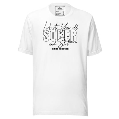 Look At You Sober Sober T Shirt packaging detail (view 8)