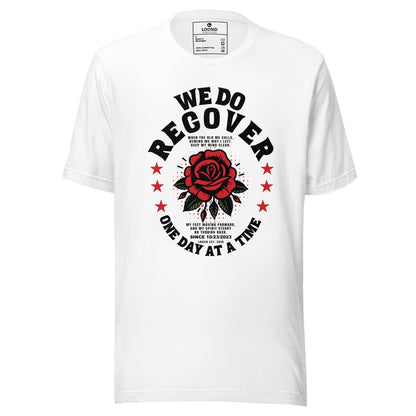We Do Recover Sober T Shirt packaging detail (view 8)
