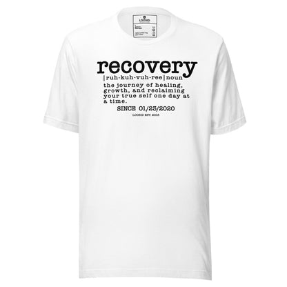 Recovery definition men Sober T Shirt graphic detail (view 14)