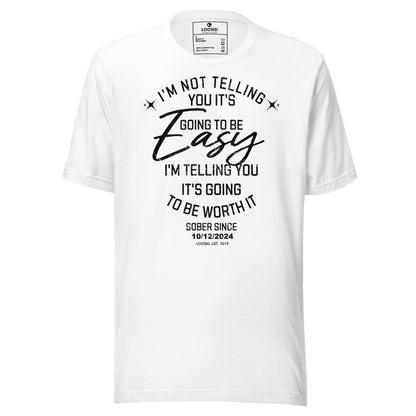 I'm Not Telling Sober T Shirt featuring the design (view 11)
