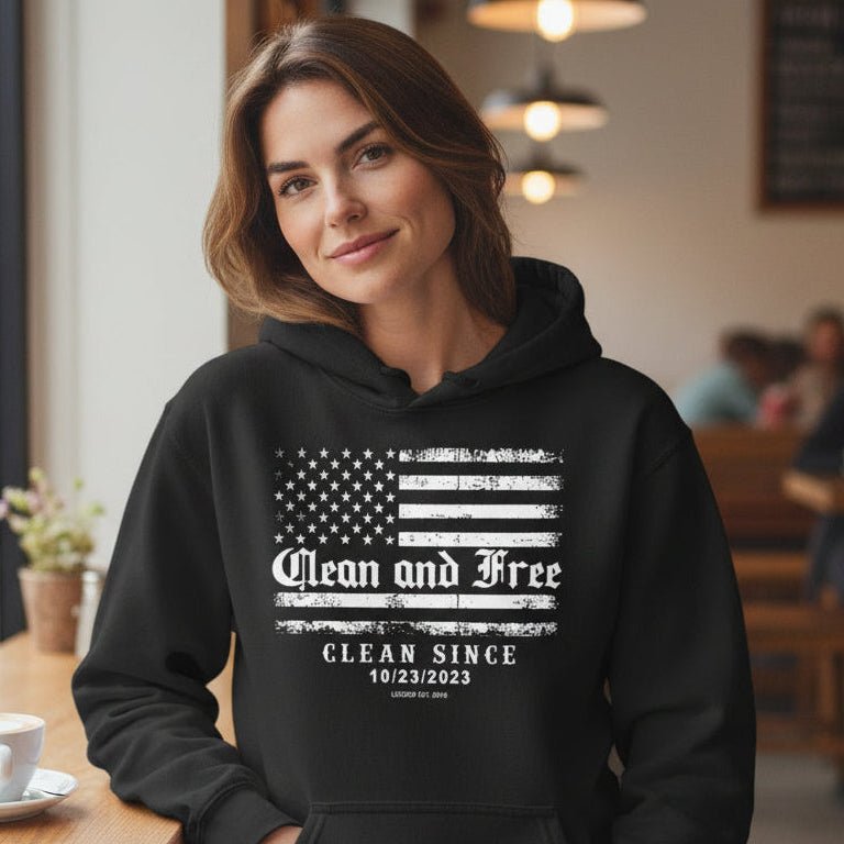 Recovery Hoodie | Clean and Free Custom Recovery Date