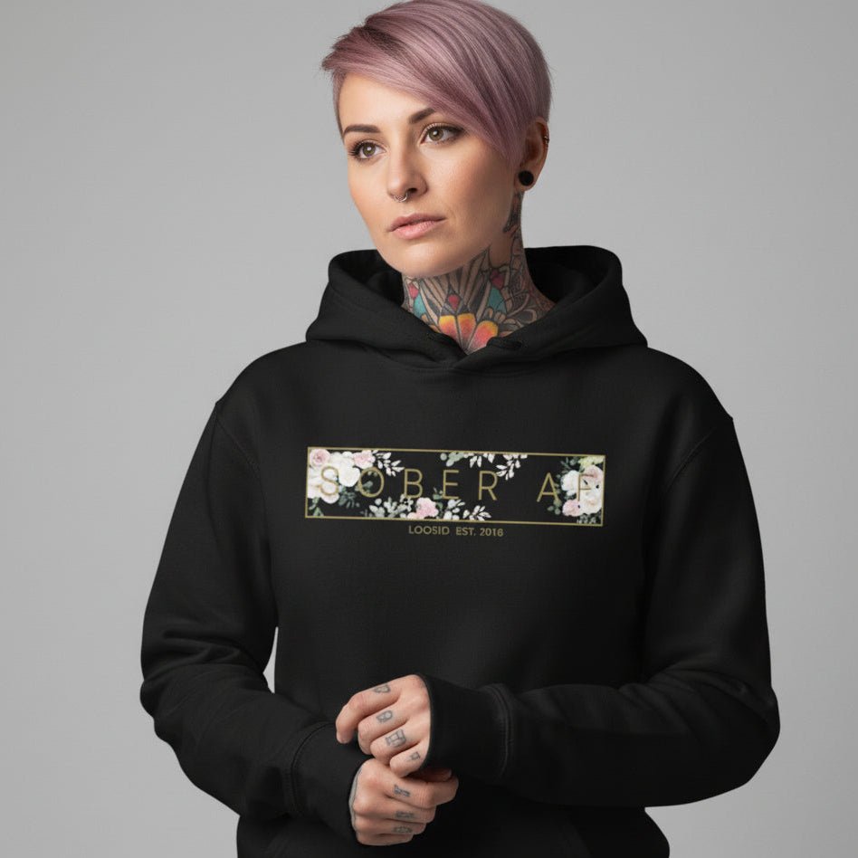Sober AF Flower Women's Hoodie
