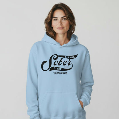Recovery Hoodie | Sober Since Unisex Hoodie with Custom Sobriety Date