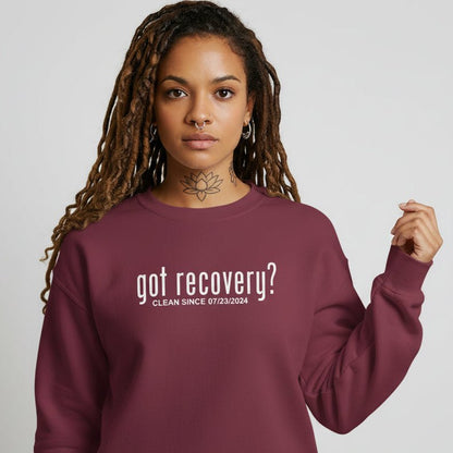 Got Recovery Women's Sobriety Recovery Hoodie featuring the design (view 11)