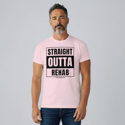 Straight Outta Rehab Sober T Shirt product photo (view 30)