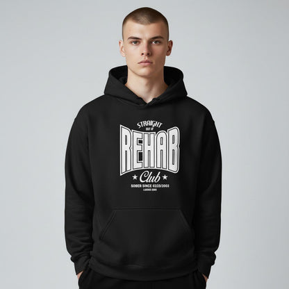 Recovery Hoodie | Men's Rehab Hoodie with Personalized Date