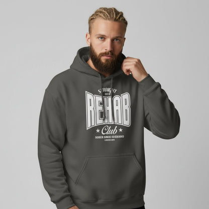 Recovery Hoodie | Men's Rehab Hoodie with Personalized Date