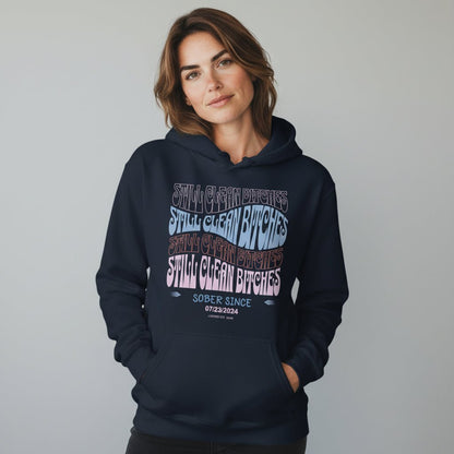 Recovery Hoodie | Still Clean-B Custom Recovery Date