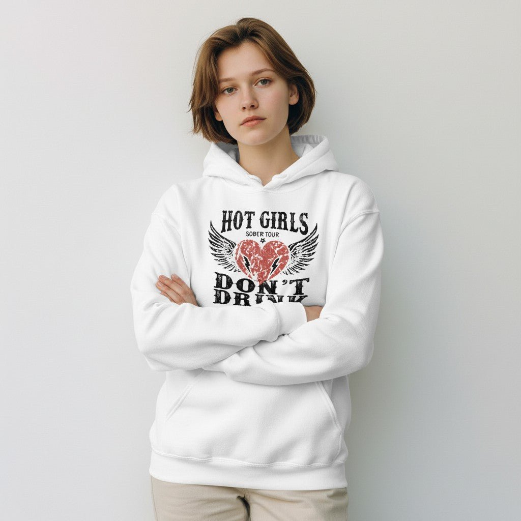 Recovery Hoodie | Hot Girls Custom Sobriety Date Hoodie