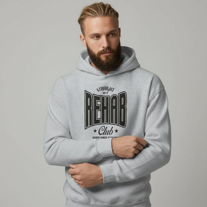 Recovery Hoodie | Men's Rehab Hoodie with Personalized Date