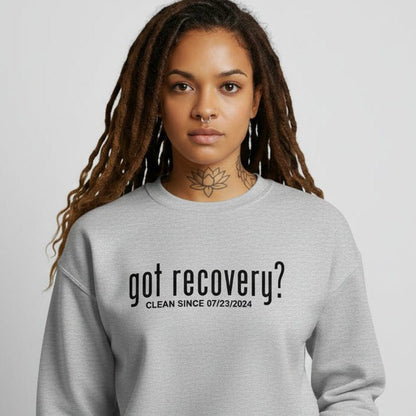 Got Recovery Women's Sobriety Recovery Hoodie close-up view (view 22)