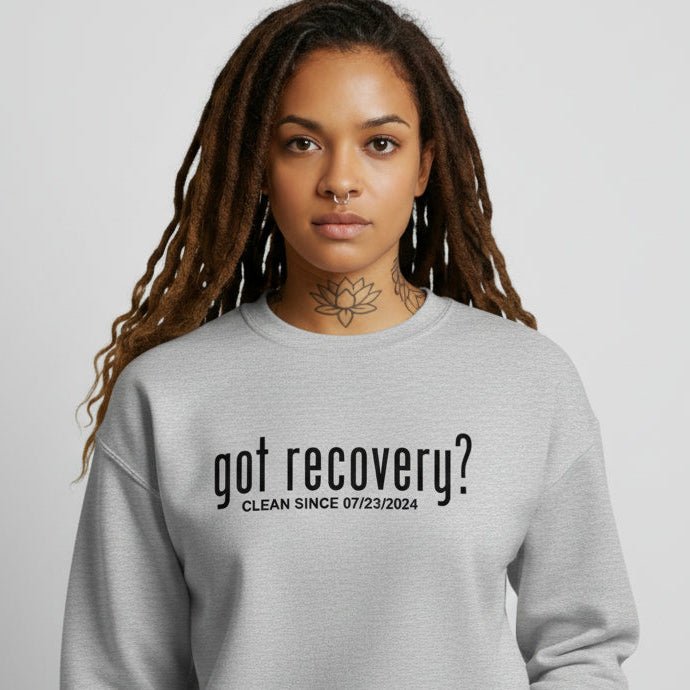 Got Recovery Women's Sobriety Recovery Hoodie close-up view (view 22)