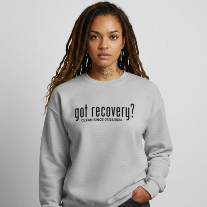 Got Recovery Women's Sobriety Recovery Hoodie flat lay styled image (view 23)