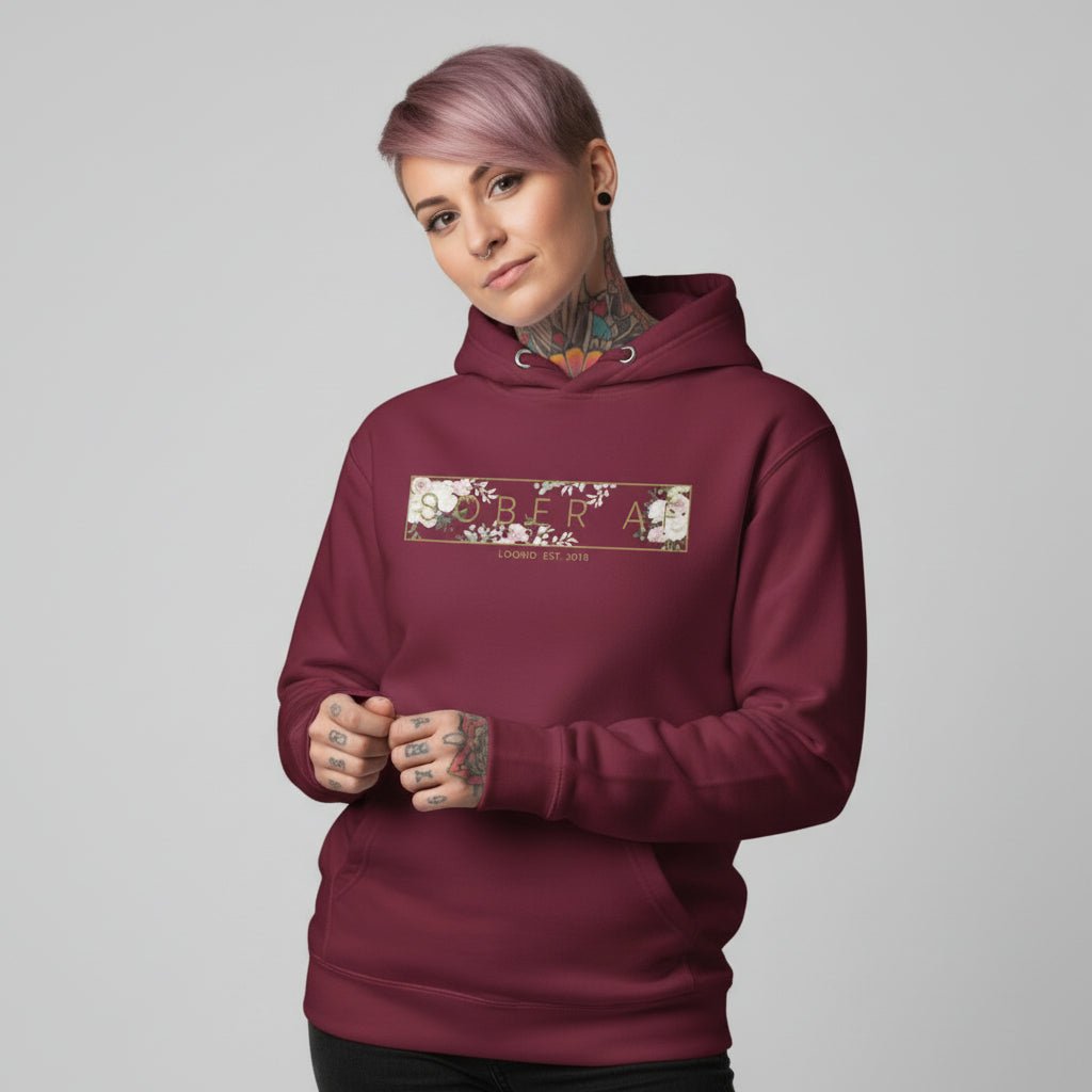 Sober AF Flower Women's Hoodie