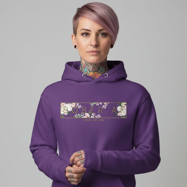 Sober AF Flower Women's Hoodie