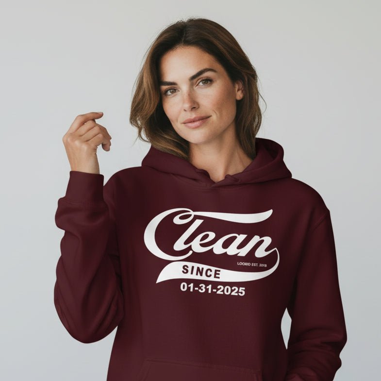 Recovery Hoodie | Women’s Clean Since Sober Hoodie