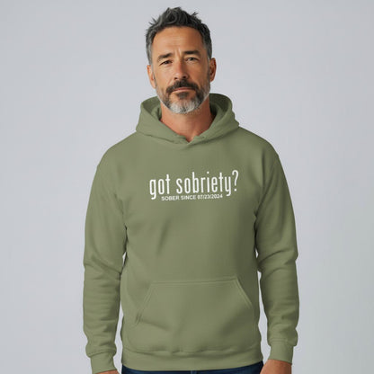 Recovery Hoodie | Got Sobriety? Hoodie with Custom Sobriety Date