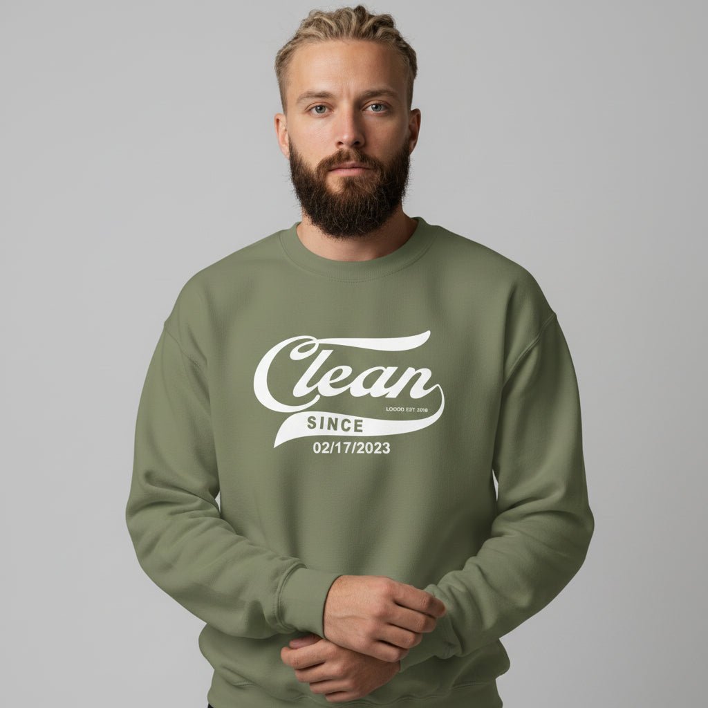 Clean Since Recovery Hoodie side view (view 16)