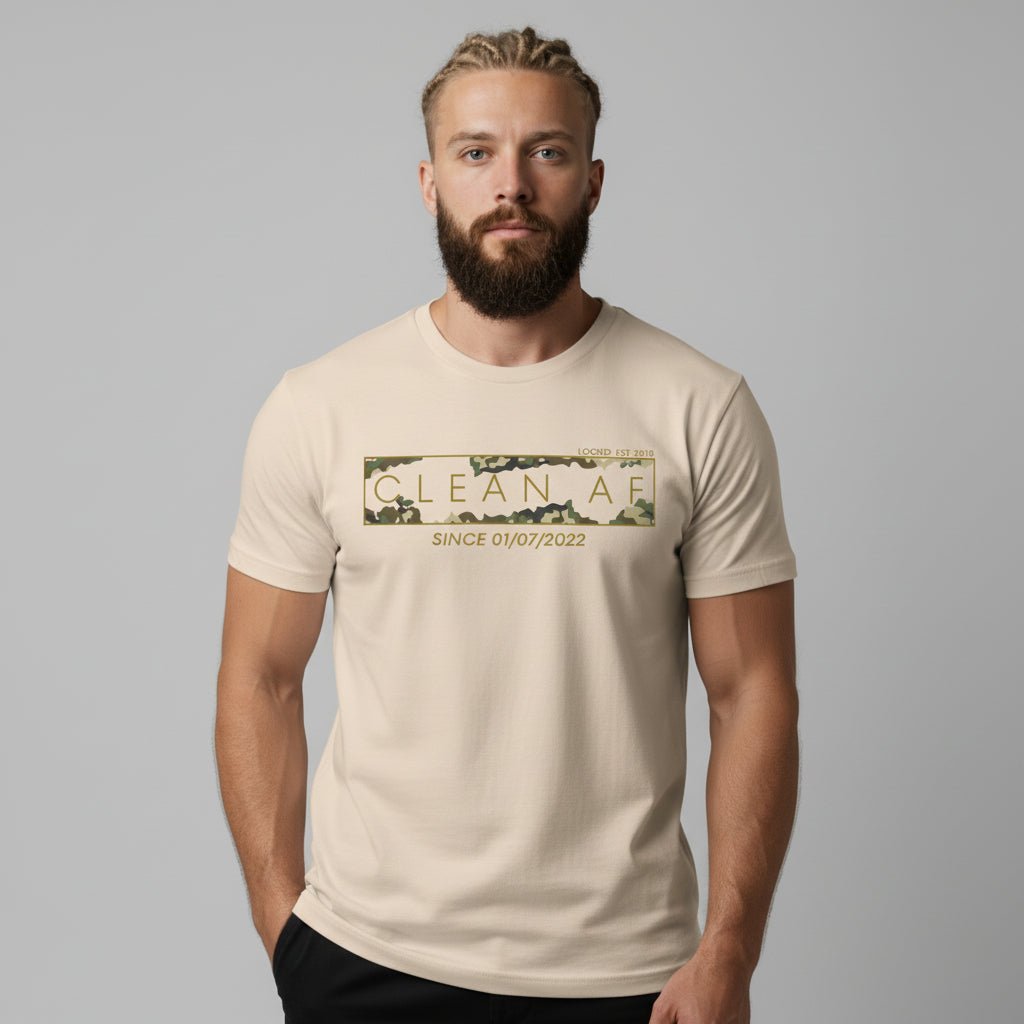 Since Date Men's Sobriety Sober T Shirt fit detail (view 19)