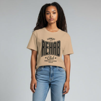 Recovery T-shirt | Women's Rehab T-shirt with Personalized Date