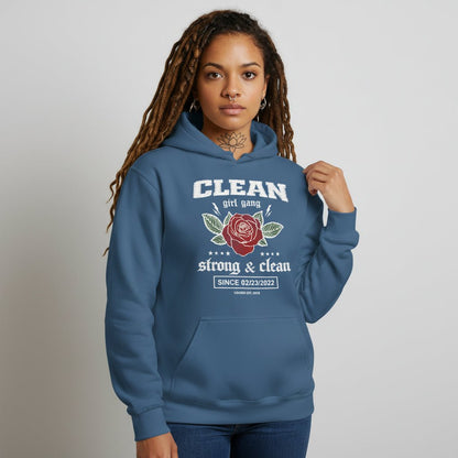 Recovery Hoodie | Clean Girl Gang Strong & Clean Crest
