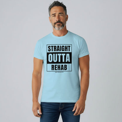 Straight Outta Rehab Sober T Shirt product photo (view 20)