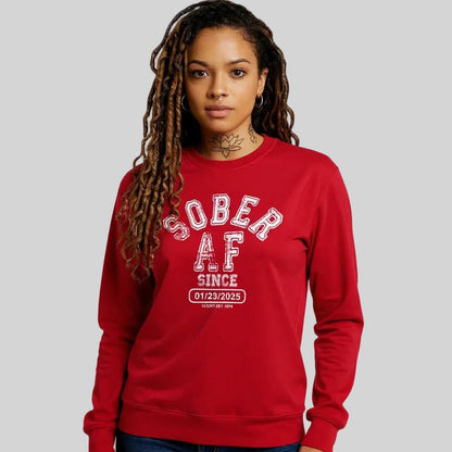 Sober AF Long Sleeve Sober T Shirt side view (view 16)