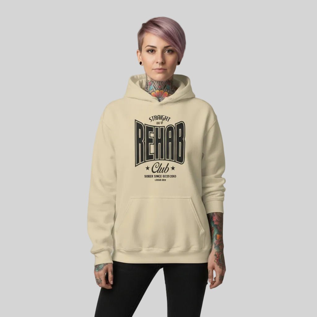 Recovery Hoodie | Women's Rehab Hoodie with Personalized Date