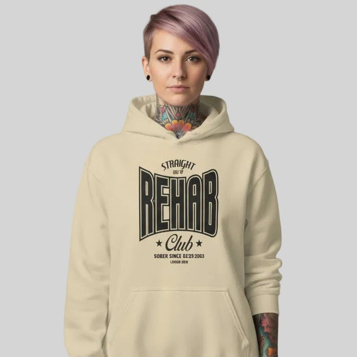 Recovery Hoodie | Women's Rehab Hoodie with Personalized Date