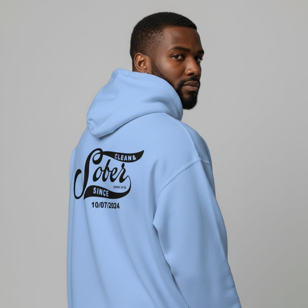 Recovery Zip Hoodie | Sober Since Unisex Hoodie with Custom Sobriety Date