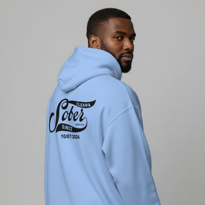 Recovery Zip Hoodie | Sober Since Unisex Hoodie with Custom Sobriety Date