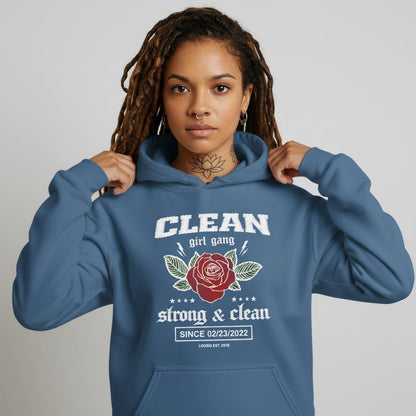 Recovery Hoodie | Clean Girl Gang Strong & Clean Crest