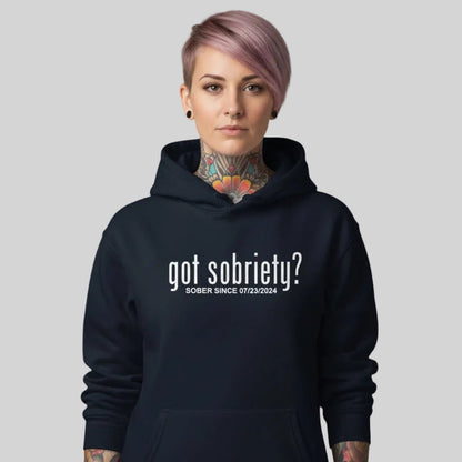 Recovery Hoodie | Women’s Got Sobriety Hoodie with Custom Date